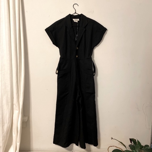 NEW Anthropologie Elizabeth Wide-leg jumpsuit 2 - Picture 4 of 14